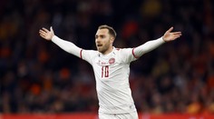 Návrat Eriksena do reprezentace z říše snů. Trefil se po dvou minutách na hřišti