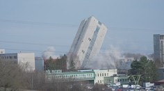 140 kilogramů trhaviny poslalo k zemi těžní věž dolu Staříč