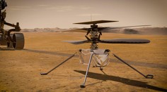 Helikoptéra Ingenuity má za sebou první úspěšný let na Marsu