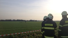 TRAGÉDIE: U Olomouce spadl vrtulník! Pilot nepřežil