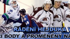 Řádění Hejduka v NHL. Tři body a proměněný nájezd