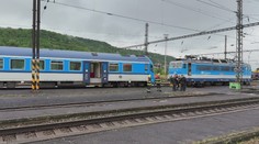 V Ústí nad Labem se srazily dva vlaky. Čtyři cestující utrpěli zranění