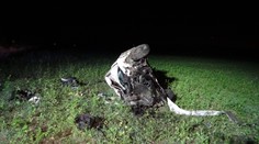 Totálně opilý řidič skončil s autem v kotrmelcích, měl jen bouli na hlavě
