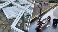 Elektrokoloběžka v bytě explodovala. Výbuch vyrazil okna, pět lidí se zranilo