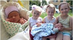 Holčičky už chtěly na svět, záchranáři nestíhali. Cecilka se narodila u auta