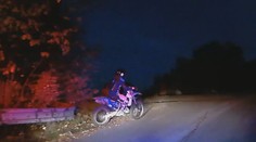 Honička s policií skončila pro motorkáře havárií. Navíc neměl řidičák