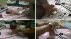 ŠOKUJÍCÍ VIDEO: Lékař neurvale hází s malým miminkem