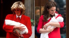 Kate dojala Brity. Třetí dítě představila v šatech jako Diana