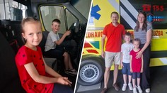 Šestiletá Eliška s bráškou zachránili život sousedovi. Ležel bezvládně na zemi