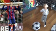 Neymar trénuje svého synka! Co malý blonďáček předvedl?