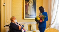 Disidentka Cichanouská pokračuje v návštěvě Prahy, přijal ji Zeman