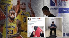 V Číně se kvůli NBA pálí i vlajky. Fanoušek Houstonu je ve vězení