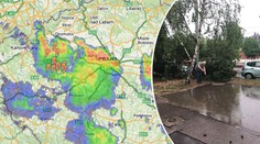 Českem se prohnaly bouřky! Voda vyplavila sklepy, padaly kroupy