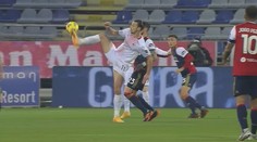 Zlatan opět kraloval! Dvěma brankami sestřelil Cagliari