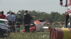 Na Orlickoústecku se zřítil malý vrtulník. Posádku odvezla sanitka