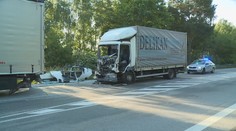 VIDEO: Vážná dopravní nehoda u Jihlavy