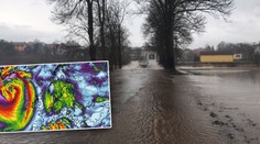 Obří cyklóna dorazila k Evropě! Hrozí záplavy, vítr dosáhne síly vichřice