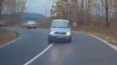 Kamera zachytila okamžiky hrůzy! Řidič se o milimetry vyhnul srážce