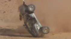 VIDEO: Závodnice jako zázrakem přežila drsný karambol bez zranění