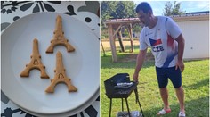 Před dřinou grilovačka. Střelec Lipták utužuje partu, nechybí ani perníčky