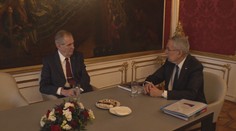 Zeman se sešel s rakouským prezidentem. Ocenil, že je kuřák