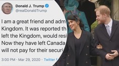 Trump to řekl jasně: Královnu obdivuji, za Meghan platit nehodlám