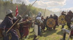 U Libušína řinčely meče. Střetla se vojska, která se historicky nemohla potkat