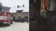 Hasiči zachránili z hořícího domu tři lidi a tři psy, jednoho oživovali