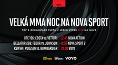 MMA sobota na Nově: Návrat legendárního Fedora, UFC a souboj obrů