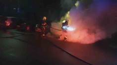 Požár na Přerovsku zcela zničil dvě auta. Škody jdou do sta tisíců