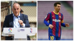 Šéf La Ligy varuje Barcu: Snižte platy, nebo zapomeňte na Messiho