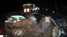 Tragická nehoda na Zlínsku. Řidič narazil do stromu, nehodu nepřežil