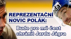 Reprezentační novic Polák: Bude pro mě čest chránit Jardu Jágra