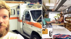 Po rozchodu přišel o byt. Koupil sanitku a proměnil ji v bydlení