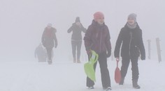 Zákaz, nezákaz. Děti bobují a sáňkují na horách jako o život
