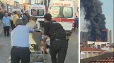 Nemocnici v Istanbulu pohltily plameny, hasiči evakuují okolí