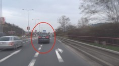 VIDEO: Řidičovi byla silnice úzká, nadýchal přes 2,5 promile