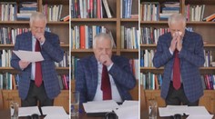 VIDEO: Kašel, rýma, únava. Kamery zachytily Klause nemocného covidem
