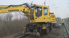 Železniční koridor u Otrokovic se podařil po srážce vlaků zprůjezdnit