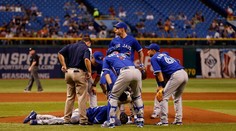 PŘÍMÝ ZÁSAH: Baseballový odpal přímo do hlavy!