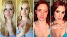 Kouzlo make-upu, šikovná kosmetička mění lidi k nepoznání