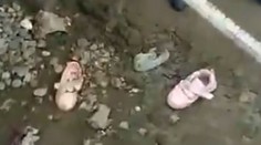 Holčičky (†3) si hrály na míchačce cementu, zůstaly jen botičky