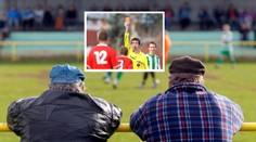 Fotbalový mazec: Sudí vyhodil tři hráče Lopašova během minuty!
