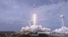Start rakety Falcon 9, historický okamžik pro SpaceX