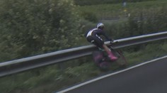 Pád přes svodidla, zranění jako z hororu! Dygertová rány pak i ukázala