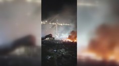 Dubají otřásla exploze způsobená požárem na kontejnerové lodi