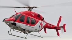 Řidička z neznámých důvodů sjela z dálnice. Pro zraněné dítě letěl vrtulník