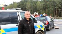 Kajínek boural u Plzně, "rozstřelil" svůj luxusní mercedes