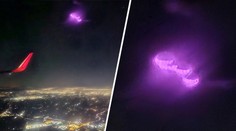 Letuška natočila podivný úkaz na nebi. Něco takového jsem ještě neviděla, říká