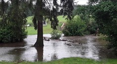 Lidi v hausbótu uvěznil spadlý strom, hasiči měli kvůli bouřkám napilno